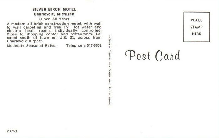 Silver Birch Motel - Vintage Postcard (newer photo)
